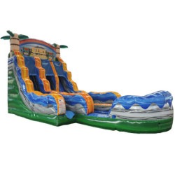 18ft Tiki Plunge Dual Lane Water Slide Rental 1753376403 18 Ft. TIKI Plunge DUAL LANE Water Slide